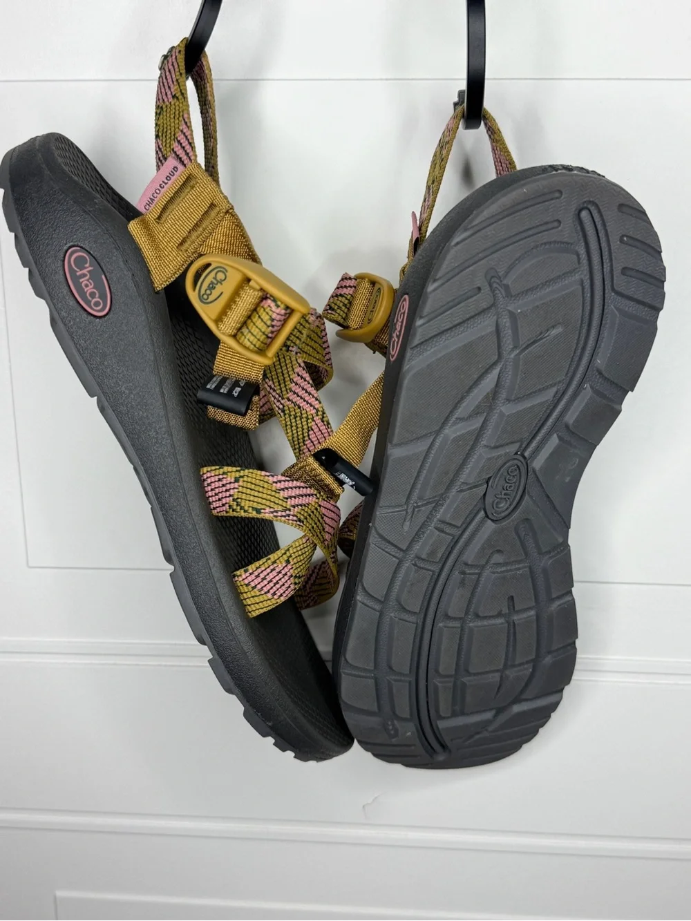 Chaco Women's Sport Sandal in Pink and Bronze size 11